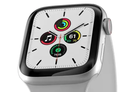 Apple Watch SE Silver 3D model