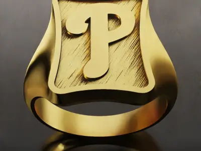 Philadelphia Phillies Baseball Fans Rings 3D Print Models 3D print model