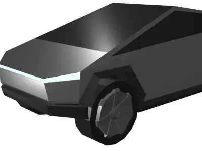 Tesla Cybertruck 3D Model 3D model purchase