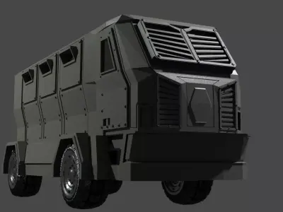 armored car Free 3D model