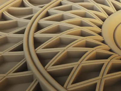 Peterhof Rosette R73 3D model