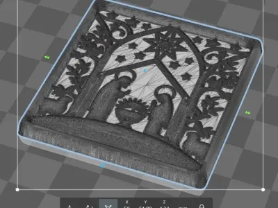 The birth of god 3D print model