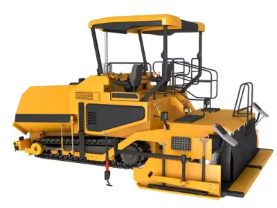 Asphalt Paver 3D model