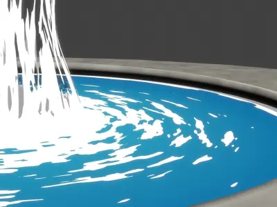 Simple Fountain 3D model