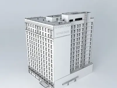 Old Hotel Free 3D model