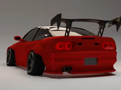 Nissan 180sx 3D model