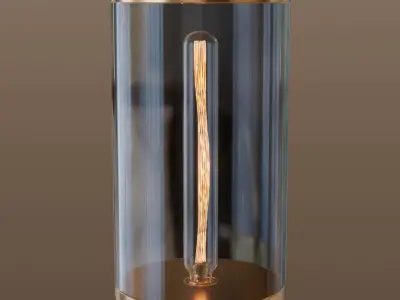 Decorative filament lamp 3D model