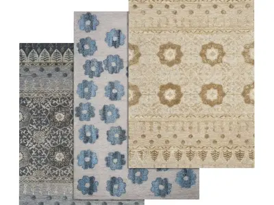 Rug Set 2225 3D model