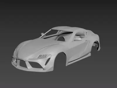 Toyota Supra 2021  Body For Print 3D print model