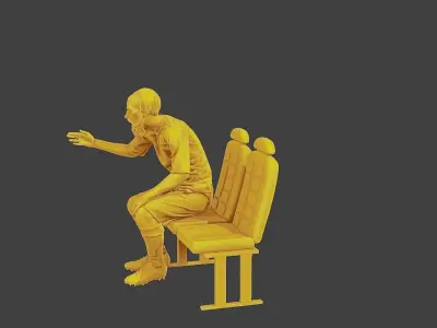 Soccer Player SP 013 3D print model