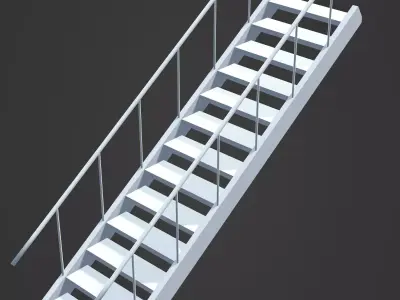 Simple stair 3D model