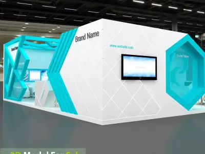 Exhibition 3D model 2