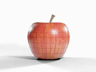 Apple Free low-poly 3D model