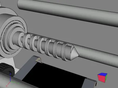 Mini mold injection machine 3D print model