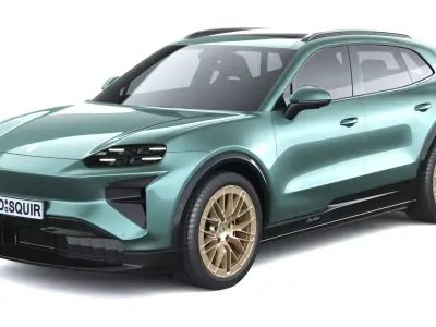 Porsche Cayenne Turbo Electric 2027 3D model