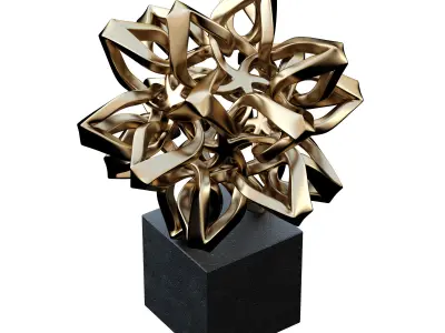 Star metal decor 3D model