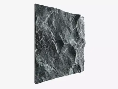 294-RockPanel piece of rock 3D model