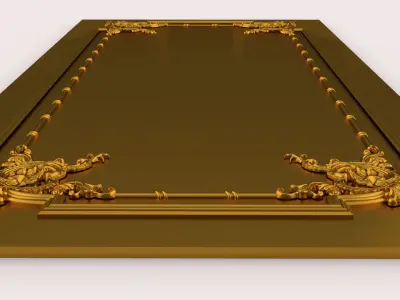 CNC model Modern Wall Panel 3D model