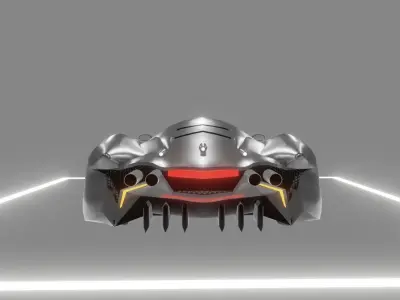 Vortex GX5 3D Model Low-poly 3D model