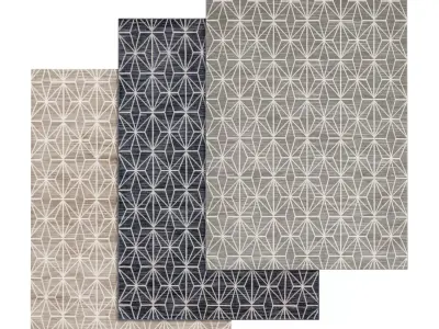 Rug Set 1989 3D model