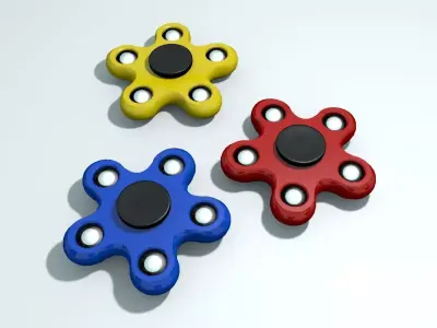 fidget spiner 3D model