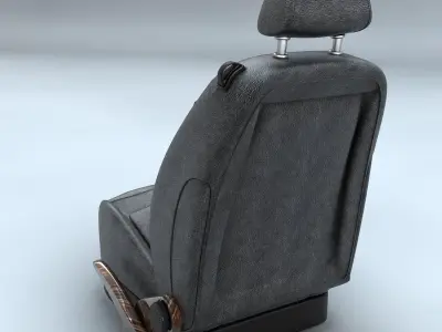 Realistic Car seat 3D model