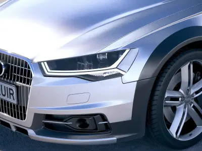 Audi A6 Allroad 2015-2018 3D model