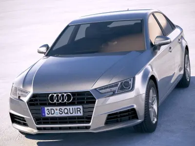 Audi A4 Sedan 2019 3D model