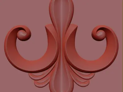 Trim Ornament 1 3D model 3D model