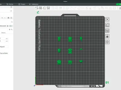 TwindBricks3D - Minifigures beard 3D print model