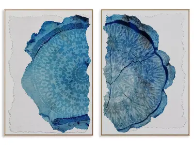 Abstract Painting Frame set 3D model 73