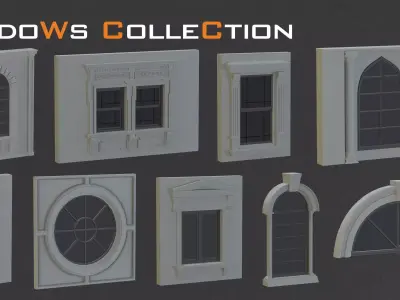 Windows Collection 3D model