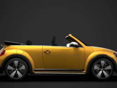 VW Beetle Dune Convertible 2020 3D model