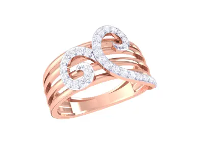 The Pinnacle of Luxury Exclusive Diamond Rings  3D print model