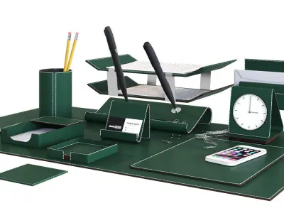 Desk Set for Executive  Director 3D model