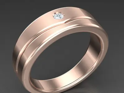 Luxury Men Rings Designs 6MR012 3D print model