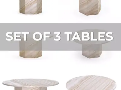 Epic Coffee Table by GUBI 3D model