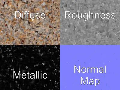 Ruined Cathedral Model Pack with Detailed Textures Low-poly 3D model