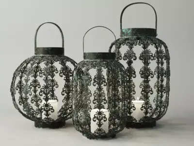 Lacework Lanterns 3D model