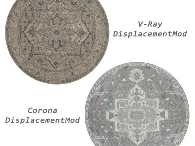Rugs No 858 Low-poly 3D model