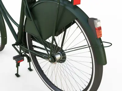 3D Azor European City Bicycle model 3D model
