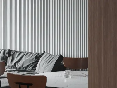 Minimalist Apartment Interior Design 3D model