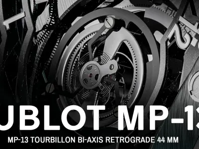 HUBLOT-MP-13 Tourbillon Bi-Axis Retrograde 3D model
