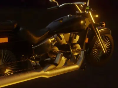 Honda Shadow 750 3D model