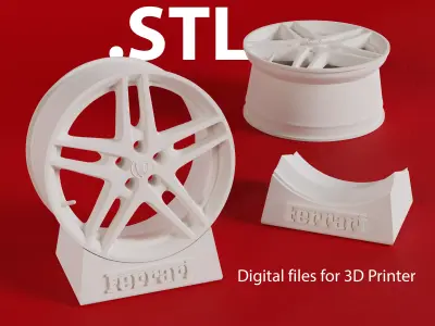 Ferrari Rim - 3D Printer 3D model