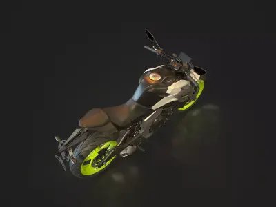 Base model CF Moto 650 NK 2023 3D model