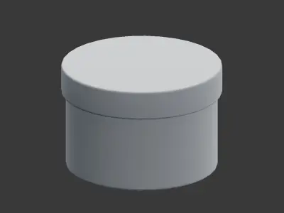 Round Box 3D model