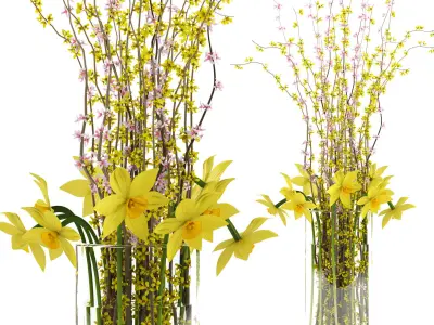 The Spring Bouquet 3D model