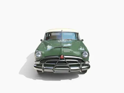 4 Door Hudson Hornet with interior v2 3D model