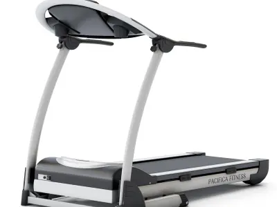 Treadmill EUROFIT Pacifica fitness 3D model